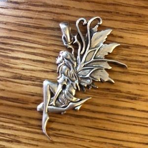Amy Brown Birth of Magic Fairy .925 Sterling Silver Pendant Peter Stone Jewelry